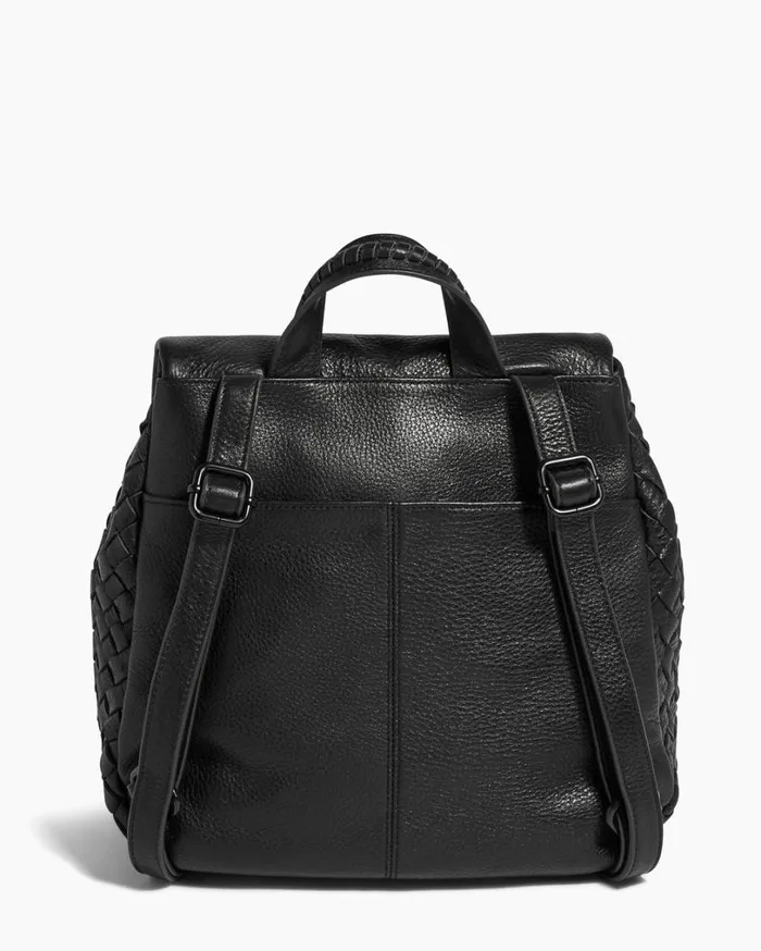 Bali Backpack Black Woven Women Aimee Kestenberg Backpacks