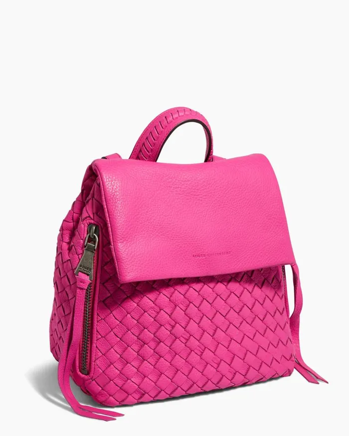 Bali Backpack Hot Pink Woven Women Aimee Kestenberg Backpacks