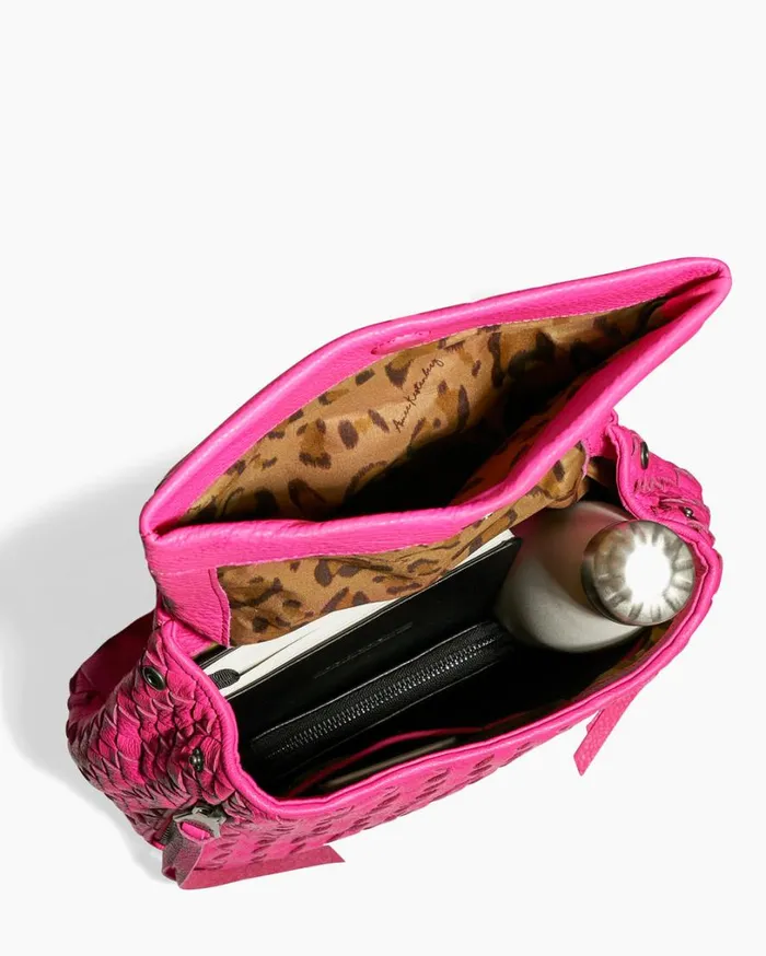 Bali Backpack Hot Pink Woven Women Aimee Kestenberg Backpacks