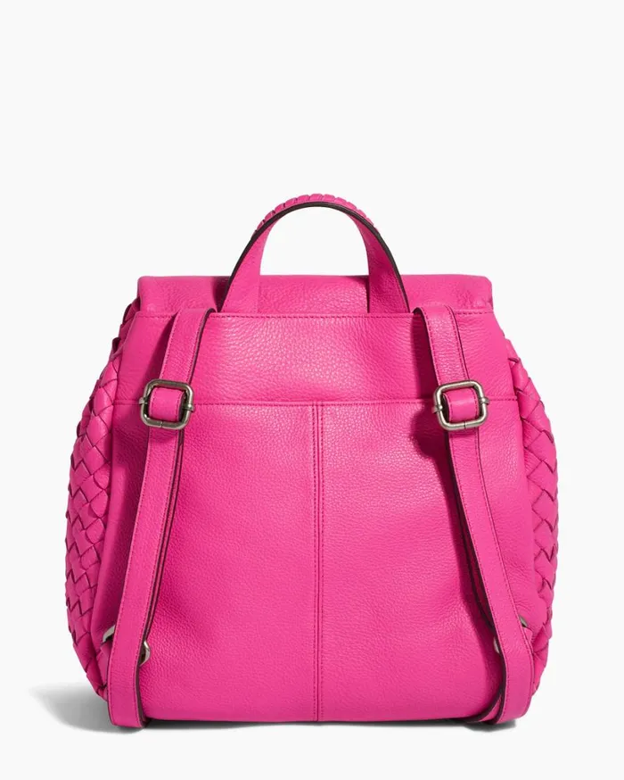 Bali Backpack Hot Pink Woven Women Aimee Kestenberg Backpacks