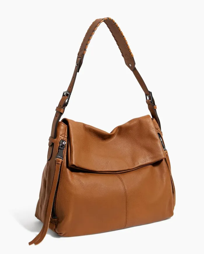Bali Hobo Chestnut Brown With Gunmetal Women Aimee Kestenberg Shoulder Bags