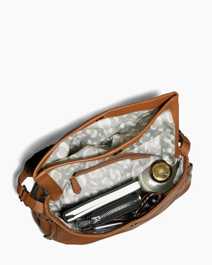 Bali Hobo Chestnut Brown With Gunmetal Women Aimee Kestenberg Shoulder Bags