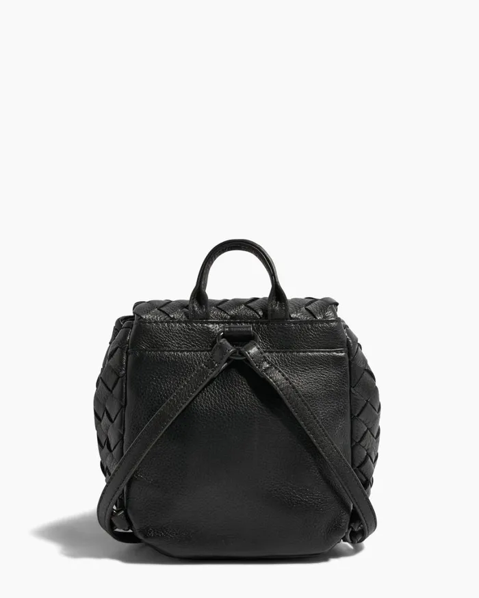 Bali Mini Backpack Black Woven Women Aimee Kestenberg Backpacks