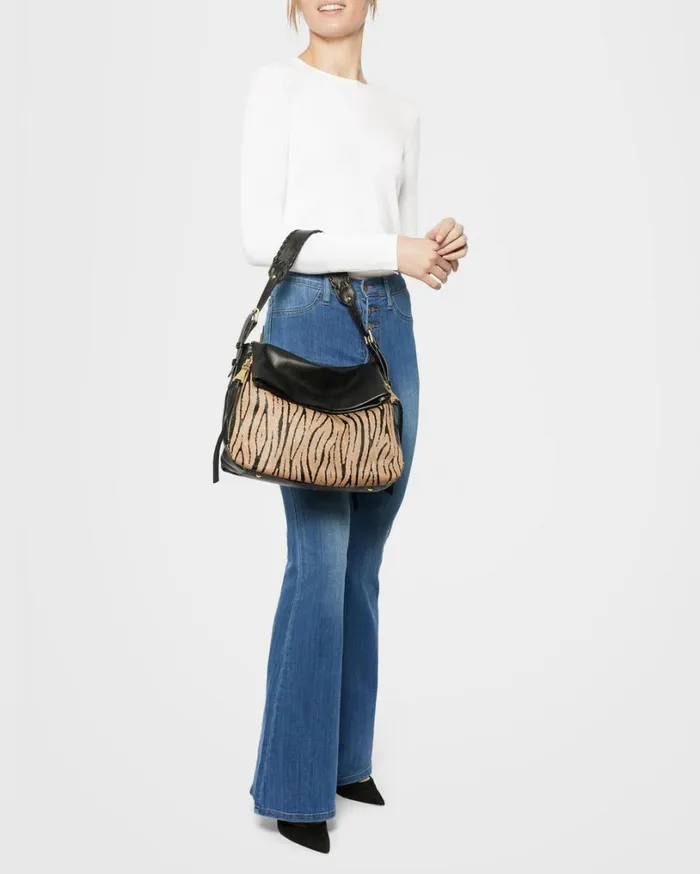 Bali Novelty Hobo Tiger Haircalf Women Aimee Kestenberg Shoulder Bags