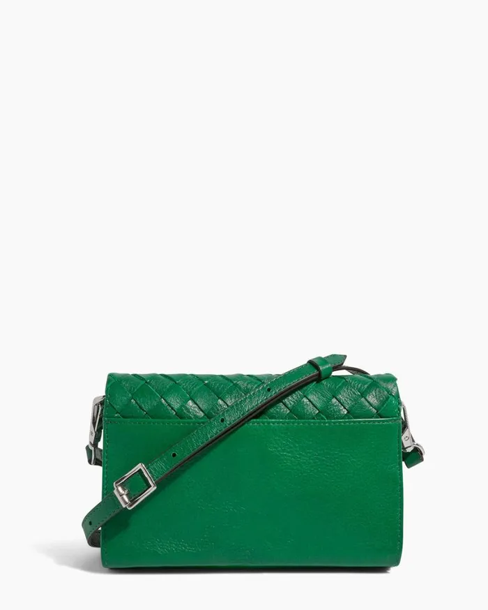Bali Wallet Crossbody Kelly Green Woven Women Aimee Kestenberg Crossbody Bags