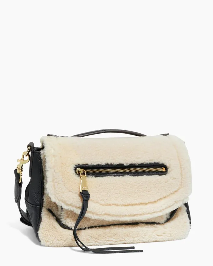 Bandit Crossbody Natural Shearling Women Aimee Kestenberg Crossbody Bags