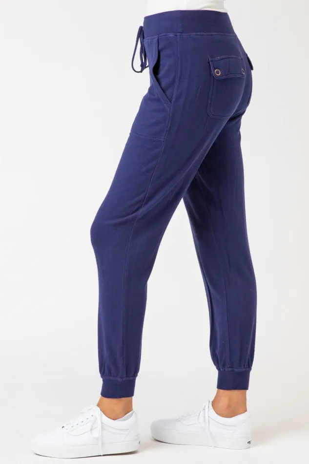 Barrington Jogger Hague Blue Pigment Clothing XCVI Pants