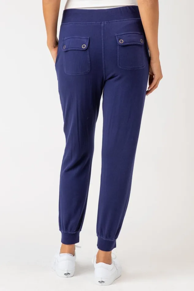 Barrington Jogger Hague Blue Pigment Clothing XCVI Pants