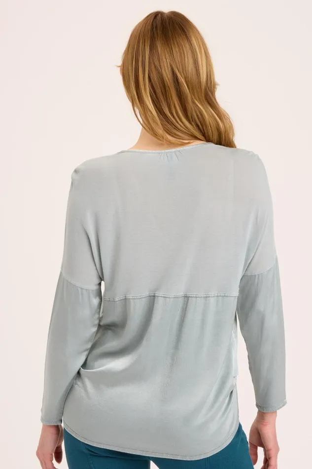 Bauer VNeck Top Dew Drop Pigment Clothing XCVI ShirtsBlouses