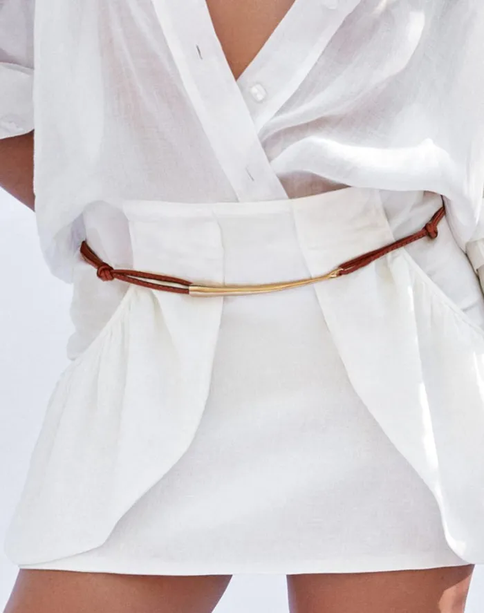 Belts Women ViX Paula Hermanny Mandy Belt 8211 Brown