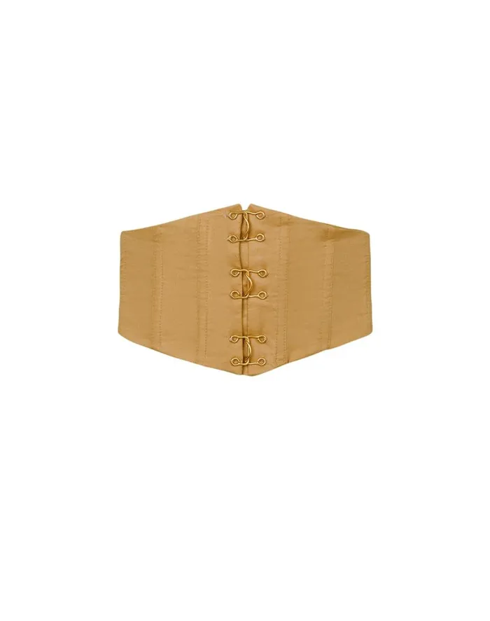 Belts Women ViX Paula Hermanny Saori Obi Belt 8211 Walnut