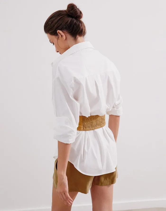 Belts Women ViX Paula Hermanny Saori Obi Belt 8211 Walnut