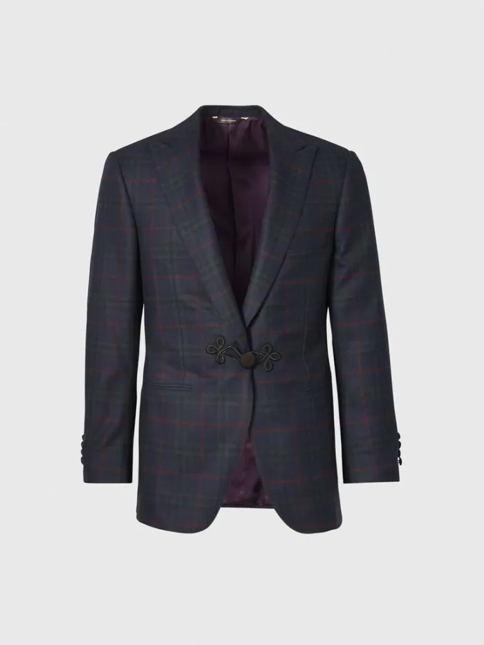 Blazers and Jackets Mens Paul Stuart Cashmere Plaid Dinner Jacket Bottle Green Blazers and Jackets Mens Paul Stuart Cashmere Plaid Dinner Jacket Bottle Green