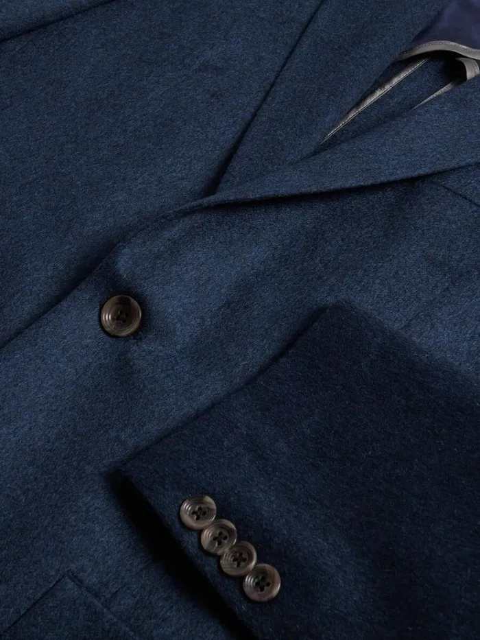 Blazers and Jackets Mens Paul Stuart Cashmere Sport Jacket Mid Blue