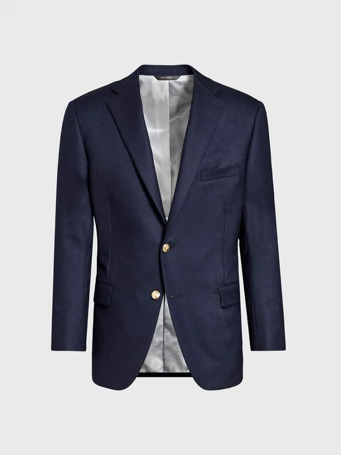 Blazers and Jackets Mens Paul Stuart Doeskin Stuart Blazer Solid