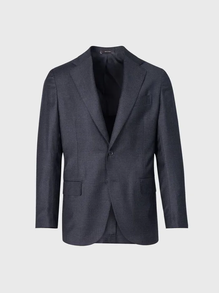Blazers and Jackets Mens Paul Stuart Flannel Finish Mini Check Suit Grey Blazers and Jackets Mens Paul Stuart Flannel Finish Mini Check Suit Grey