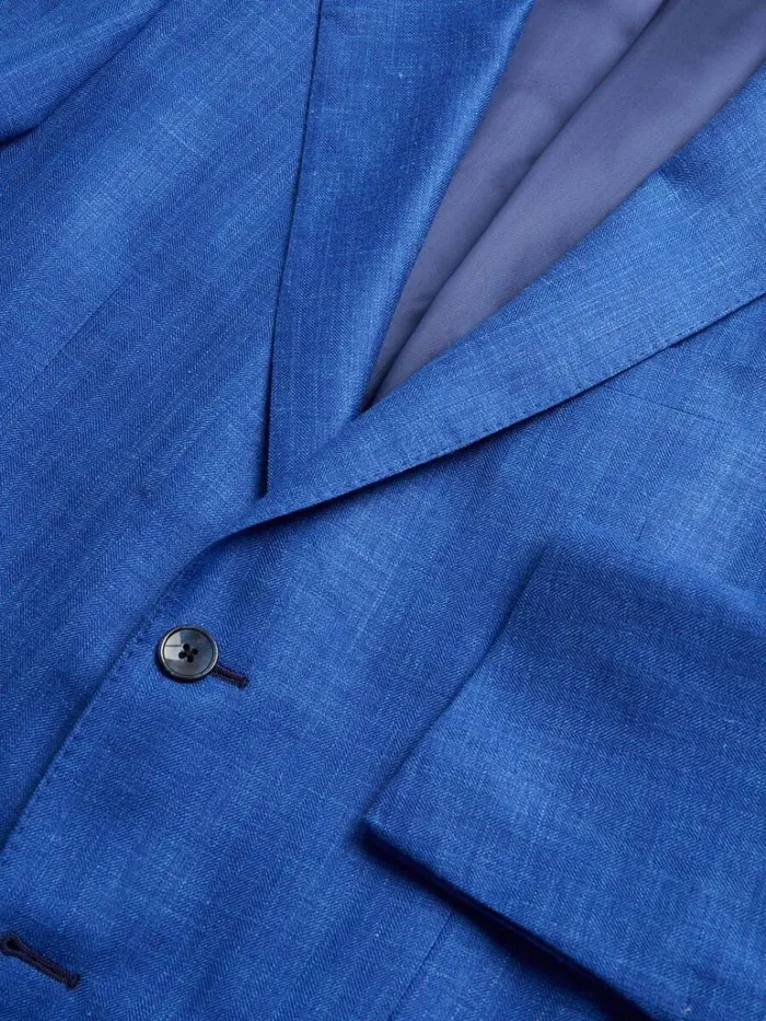 Blazers and Jackets Mens Paul Stuart Lightweight Wool Sport Jacket Royal Blue