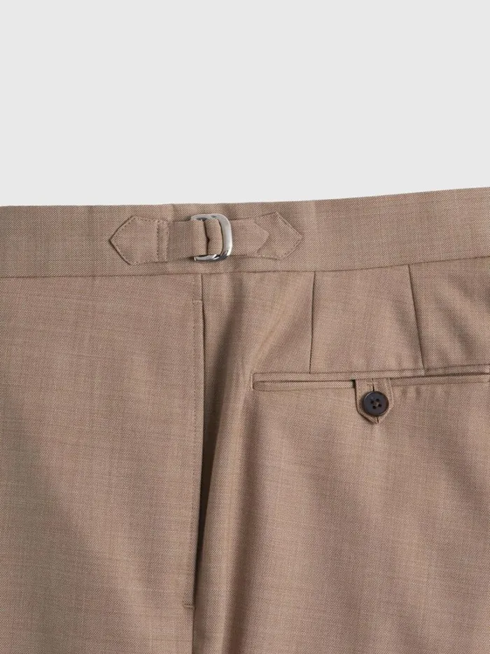 Blazers and Jackets Mens Paul Stuart Mlange Tan All Year Wool Suit Tan