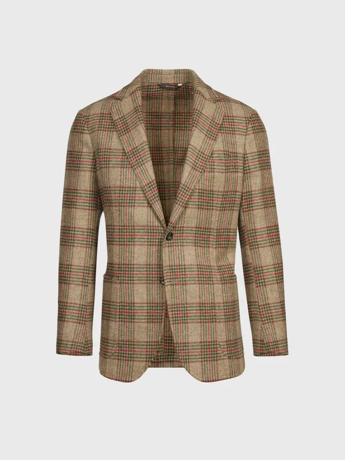 Blazers and Jackets Mens Paul Stuart Plaid Wool Soft Constructed Jacket Tangreen Blazers and Jackets Mens Paul Stuart Plaid Wool Soft Constructed Jacket Tangreen