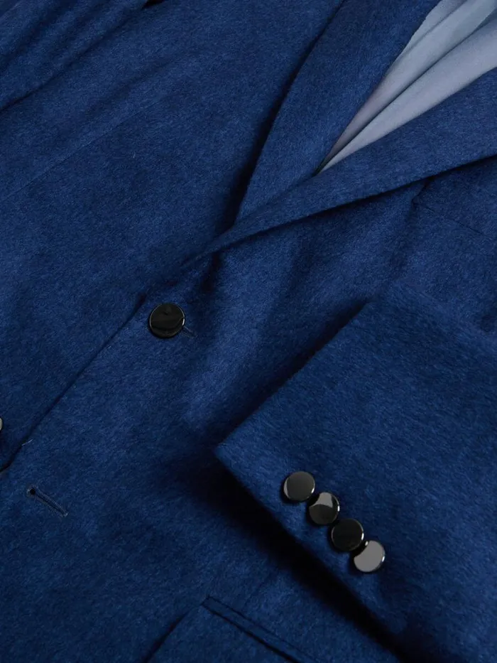 Blazers and Jackets Mens Paul Stuart Silk and Cashmere Paul Jacket Blue