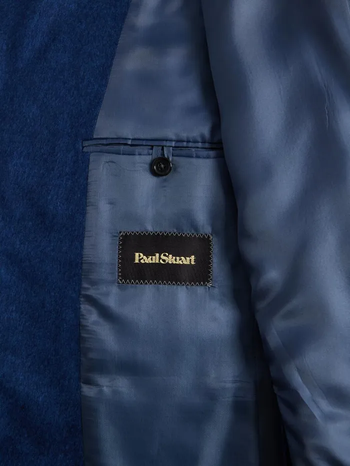 Blazers and Jackets Mens Paul Stuart Silk and Cashmere Paul Jacket Blue