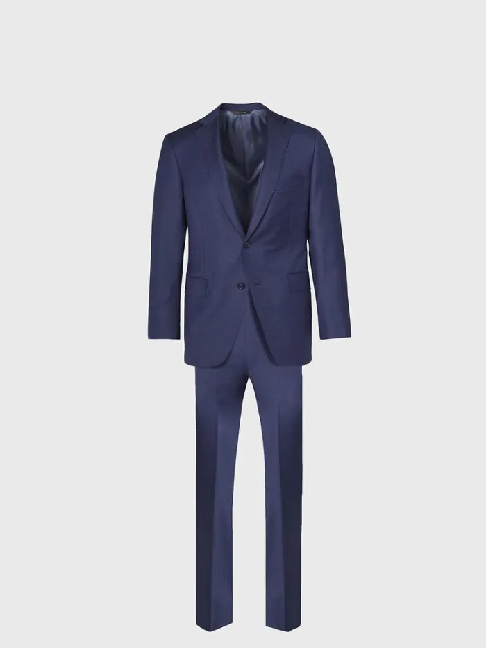 Blazers and Jackets Mens Paul Stuart Super 110s Wool Paul Suit Mid Blue