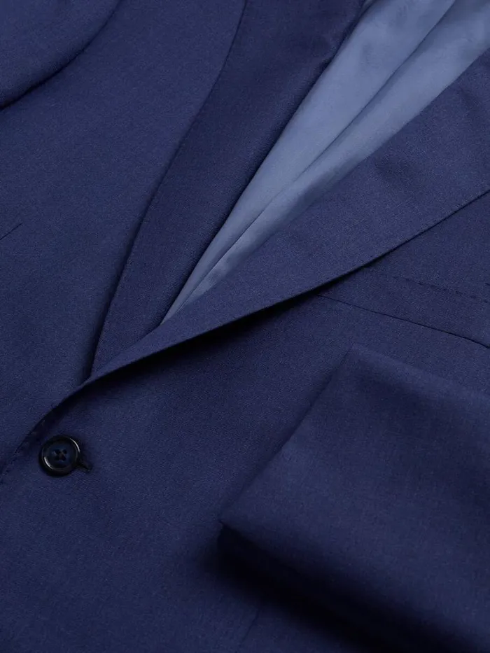 Blazers and Jackets Mens Paul Stuart Super 110s Wool Paul Suit Mid Blue