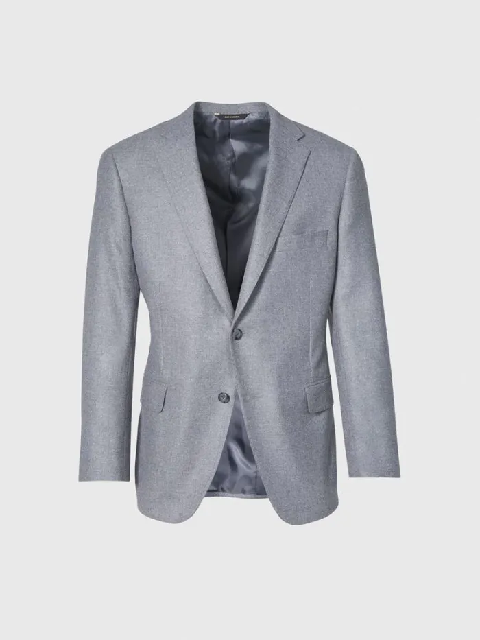 Blazers and Jackets Mens Paul Stuart Super 170s Wool and Cashmere Flannel Sport Jacket Blue Blazers and Jackets Mens Paul Stuart Super 170s Wool and Cashmere Flannel Sport Jacket Blue