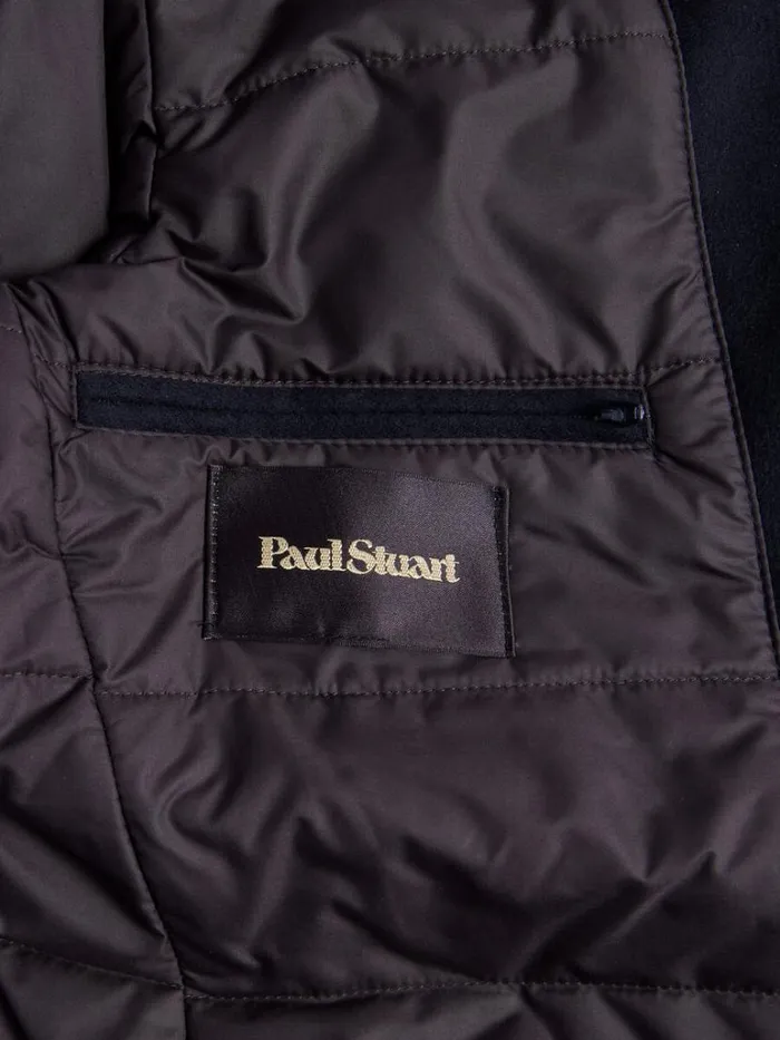 Blazers and Jackets Mens Paul Stuart Wool and Cashmere Hybrid Blazer Navy