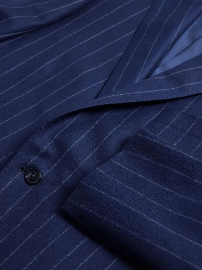 Blazers and Jackets Mens Paul Stuart Wool Stripe Paul Suit Navy