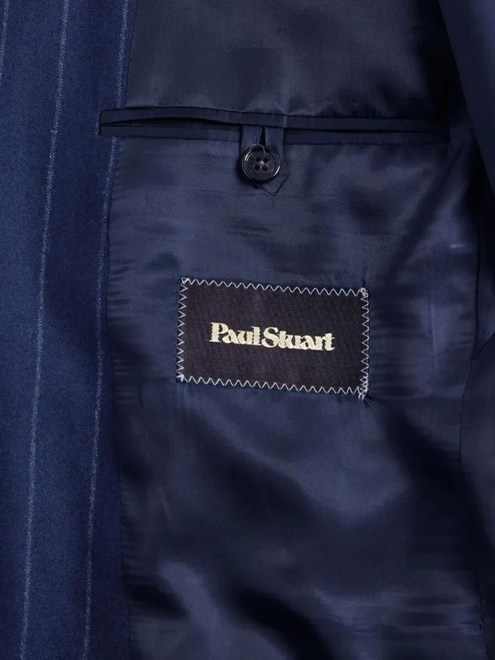 Blazers and Jackets Mens Paul Stuart Wool Stripe Paul Suit Navy