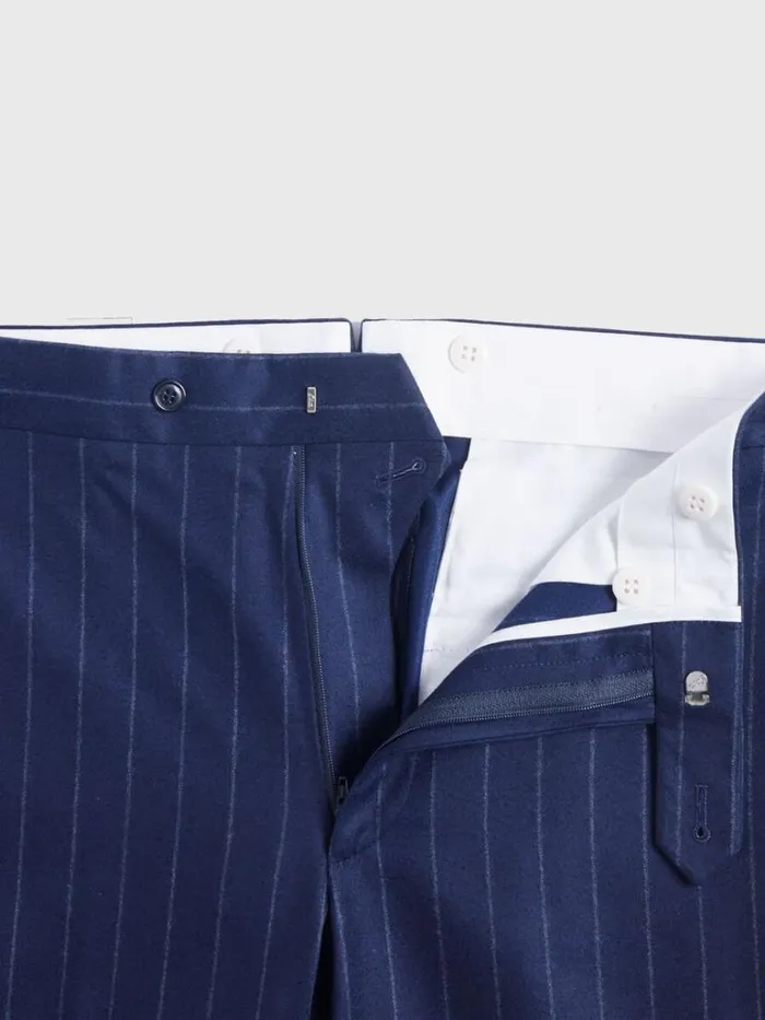 Blazers and Jackets Mens Paul Stuart Wool Stripe Paul Suit Navy