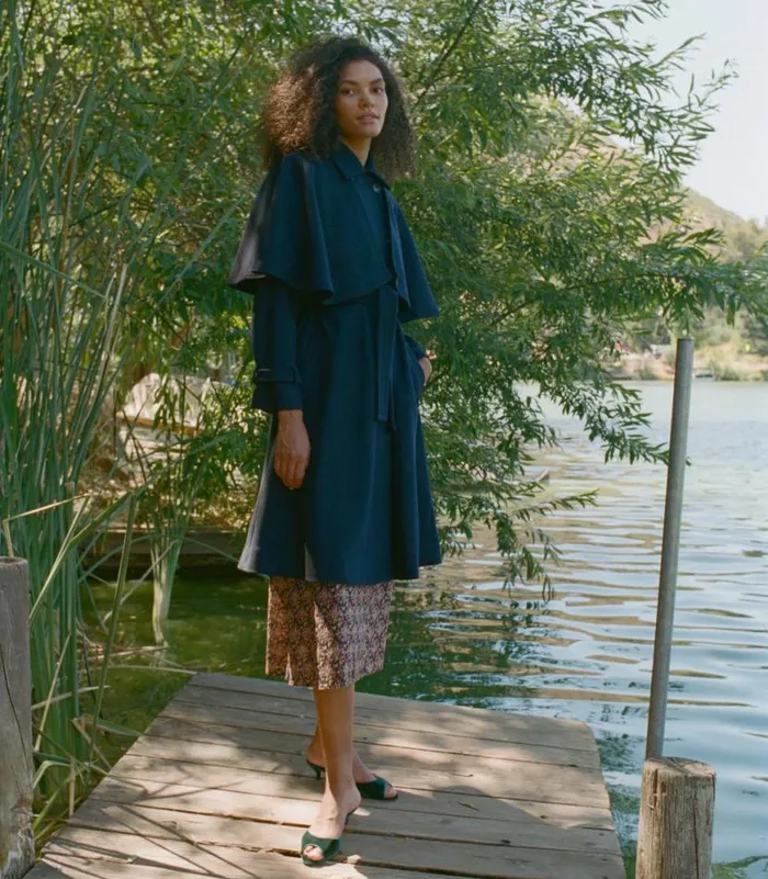 BOLTON COAT Deep Navy Shop DEN Jackets and Coats