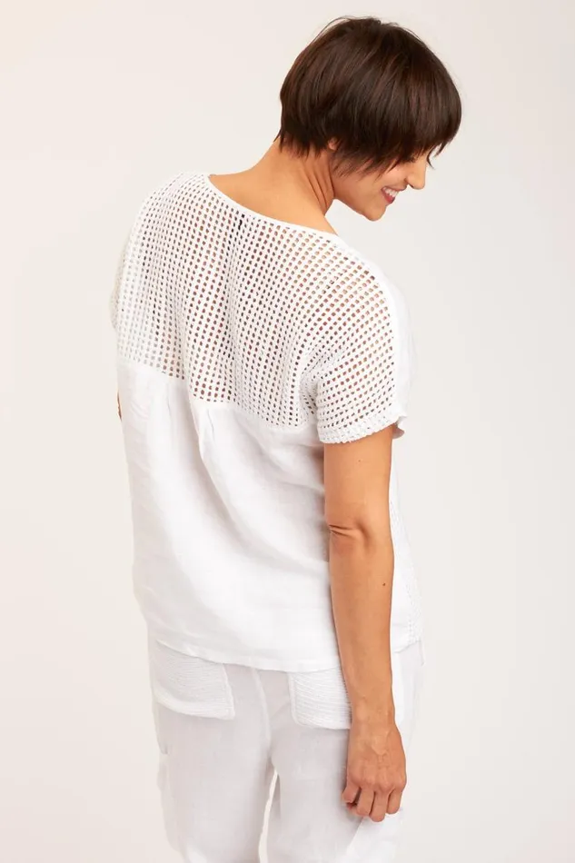 Bonifay Top White Clothing XCVI ShirtsBlouses
