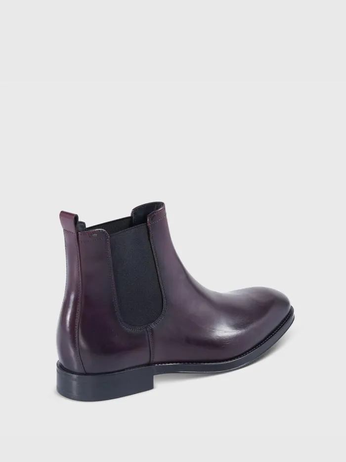 Boots Mens Paul Stuart Leather Chelsea Boot Black