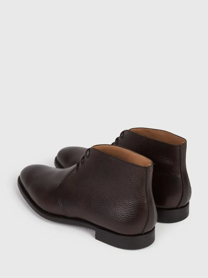 Boots Mens Paul Stuart Linc Leather Chukka Boot Black Grain Boots Mens Paul Stuart Linc Leather Chukka Boot Black Grain