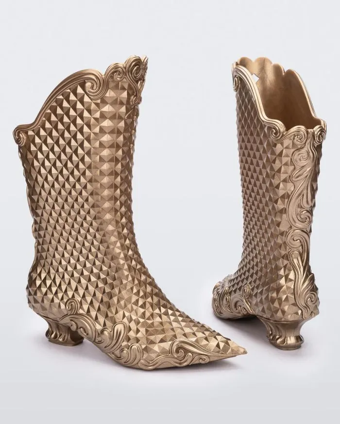 Boots Women Melissa Court Boot Gold