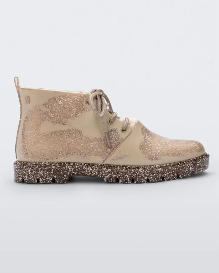 Boots Women Melissa Fluffy Boot Beige Fleckedglitter