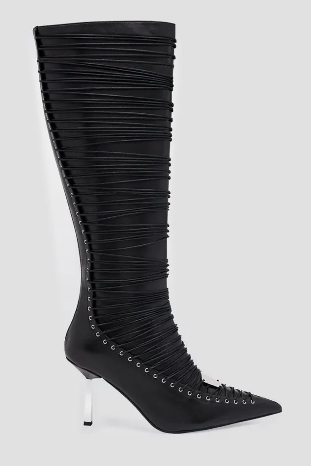 Boots Women MISBHV High Heel Anastazja Knee High Boot Black
