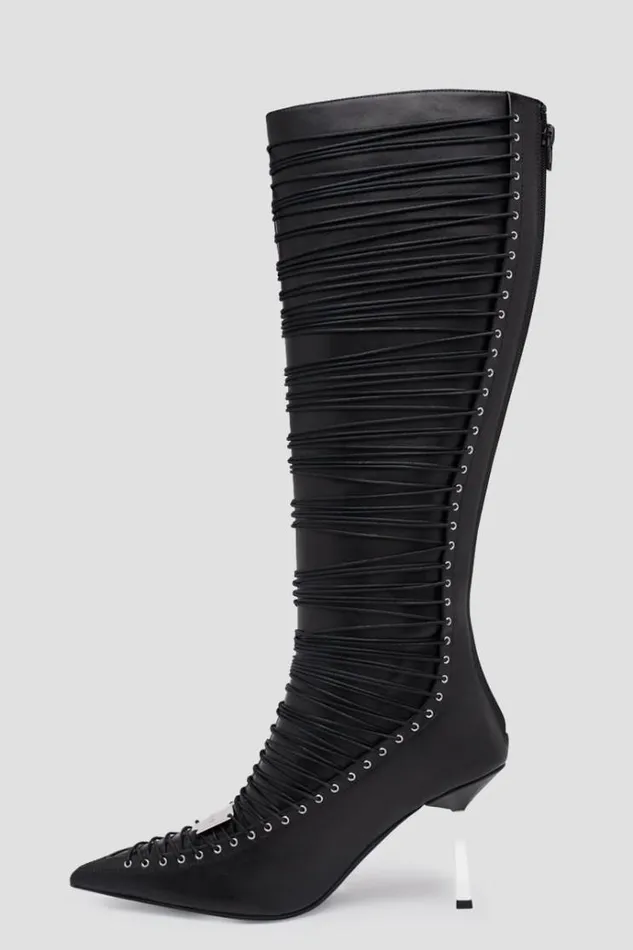 Boots Women MISBHV High Heel Anastazja Knee High Boot Black