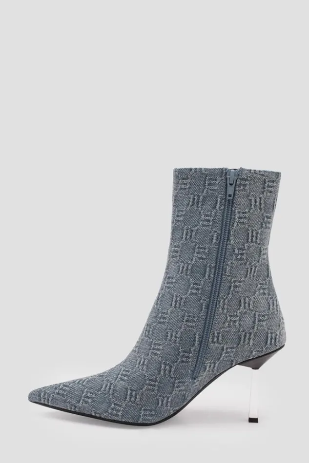 Boots Women MISBHV Sasha Ankle Boot Washed Denim Washed Denim
