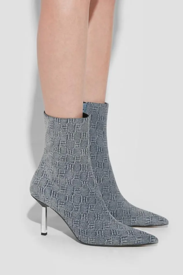 Boots Women MISBHV Sasha Ankle Boot Washed Denim Washed Denim