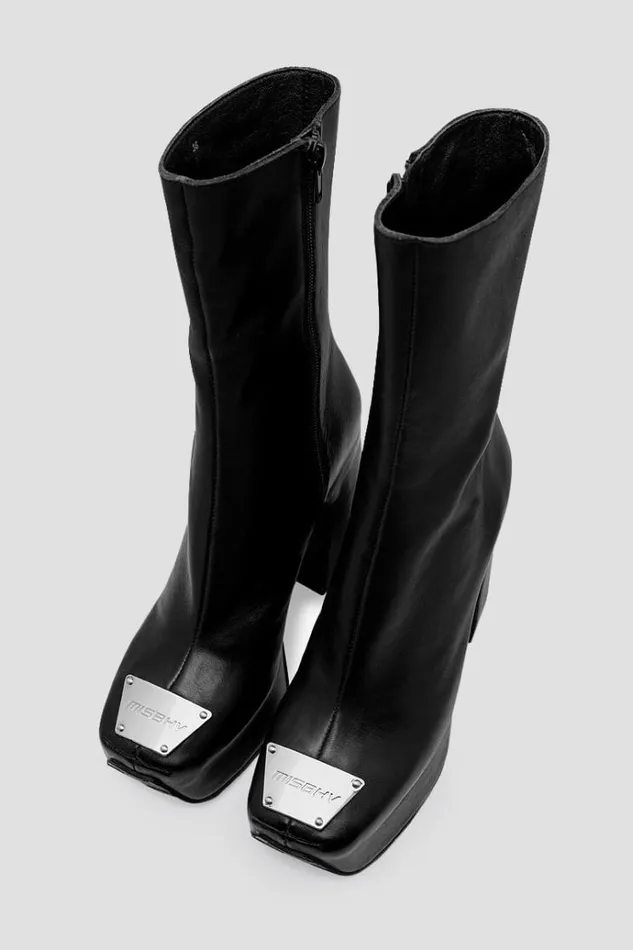 Boots Women MISBHV The Pop Platform Boot Black