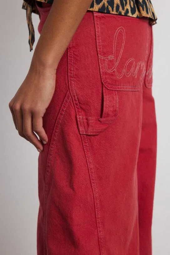 Bottoms Women Damson Madder Dion Jean 8211 Red