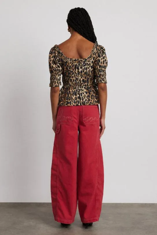 Bottoms Women Damson Madder Dion Jean 8211 Red