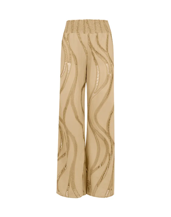 Bottoms Women ViX Paula Hermanny Babi Pants 8211 Santal