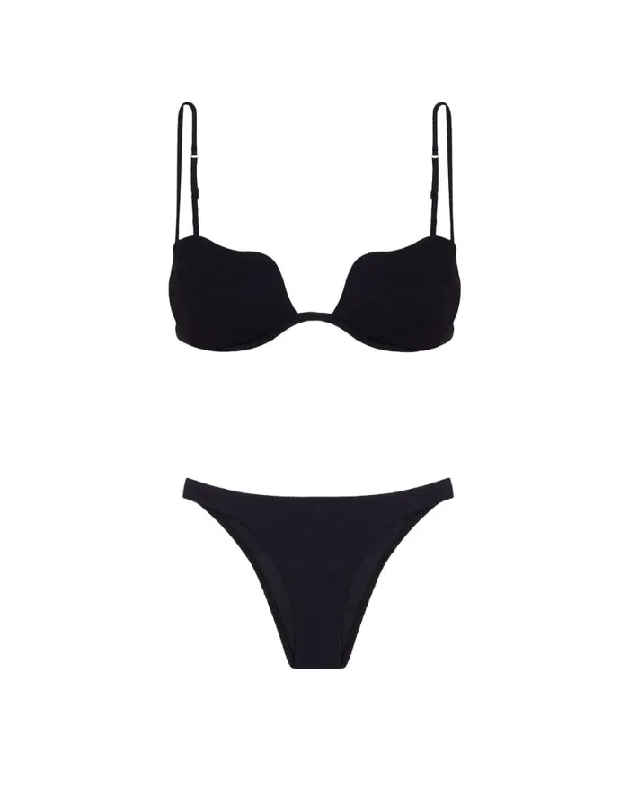 Bottoms Women ViX Paula Hermanny Basic Bottom 8211 Black