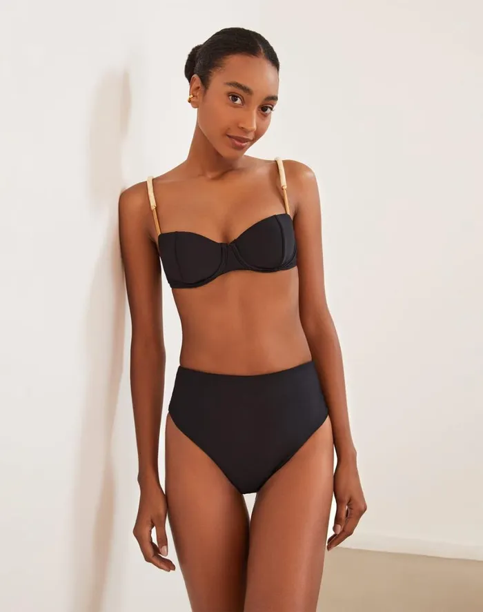 Bottoms Women ViX Paula Hermanny Bela Hot Pant Bottom 8211 Black