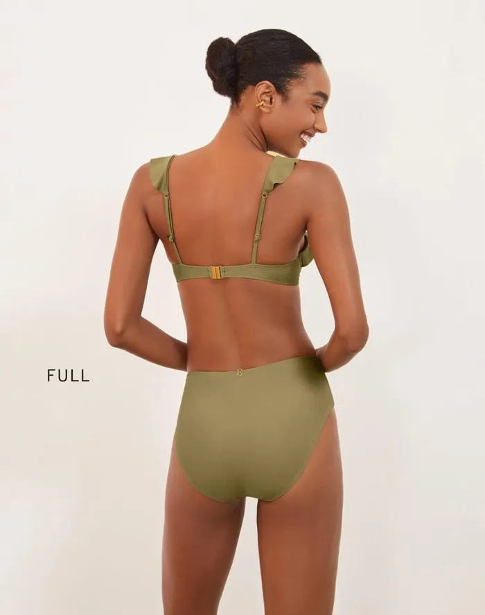 Bottoms Women ViX Paula Hermanny Bela Hot Pant Bottom 8211 Olivine