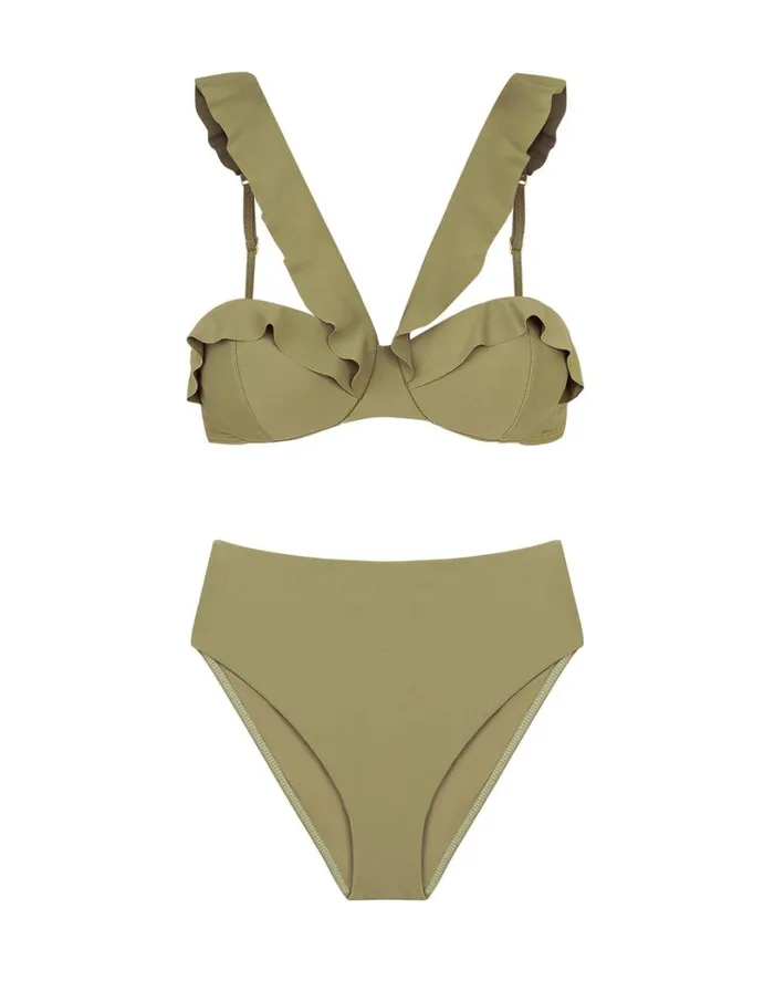 Bottoms Women ViX Paula Hermanny Bela Hot Pant Bottom 8211 Olivine